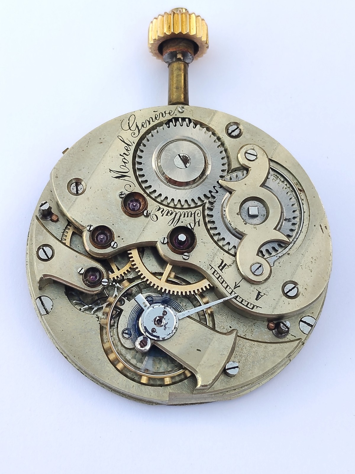 Juillard Morel Geneve – High grade pocket watch movement. (R-2720)