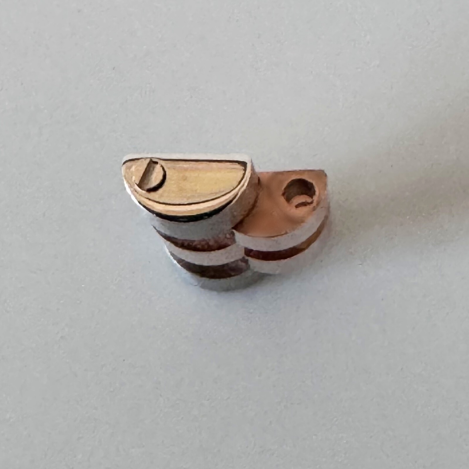 Genuine ROLEX 15.5mm New Style 18k Rose Gold & Steel Jubilee Link 126301 126331