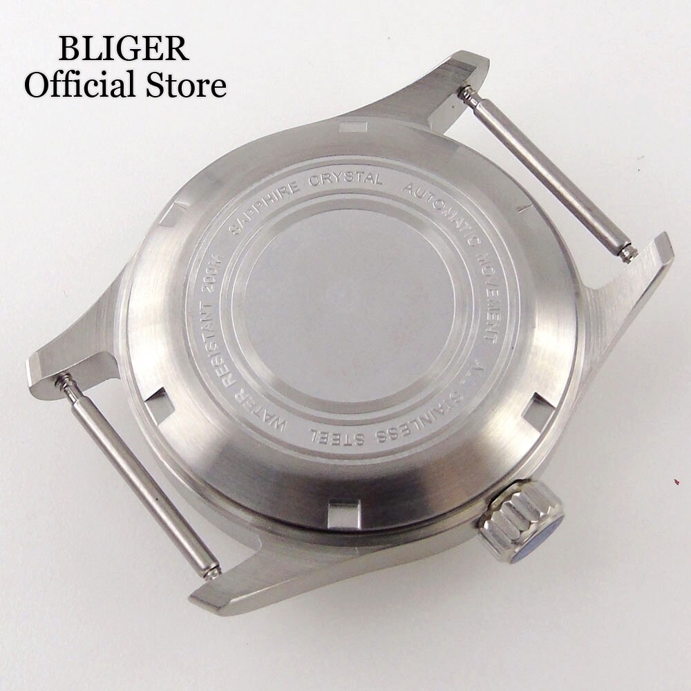36mm Stainless steel Automatic Diver Watch Case 200M Waterproof fit NH35 PT5000