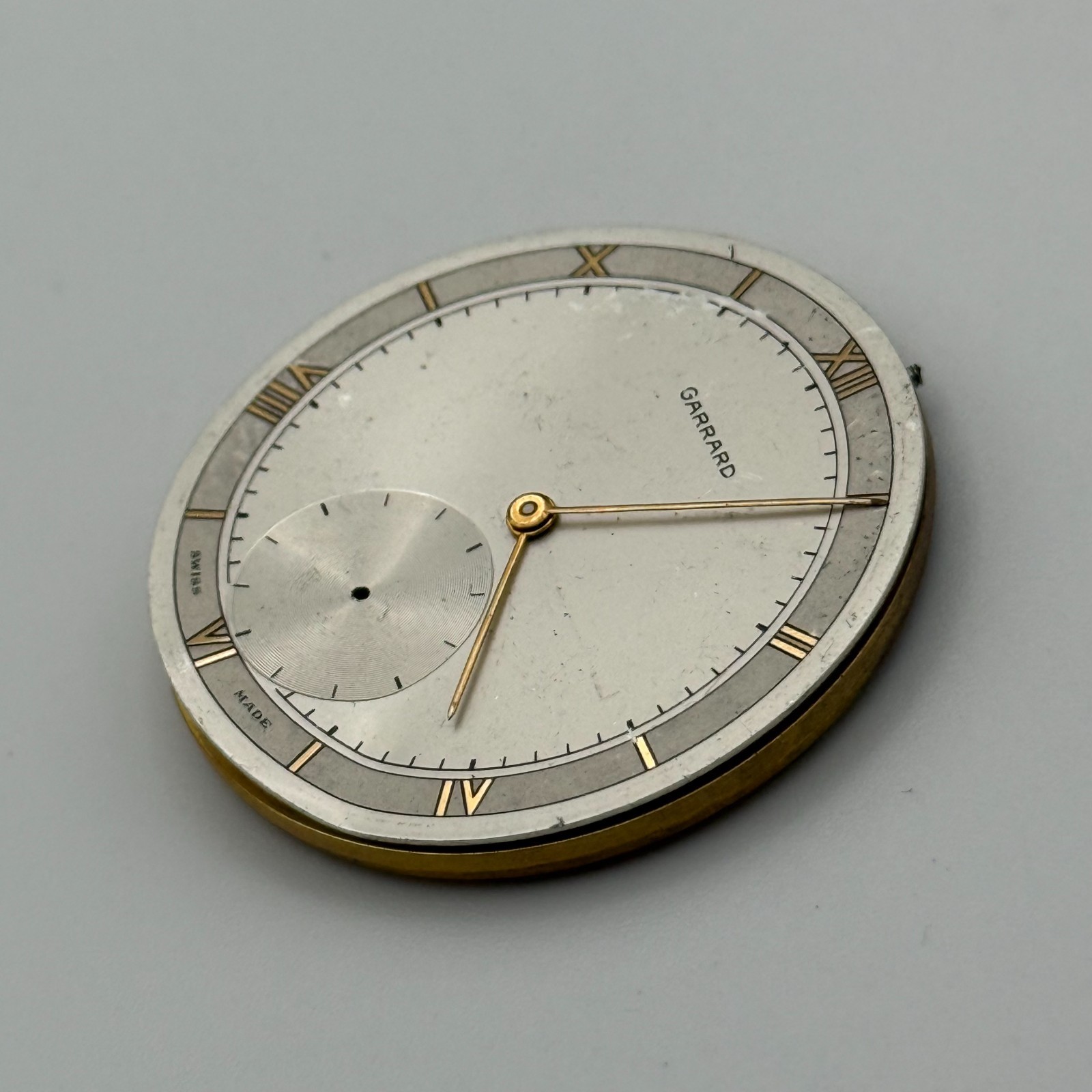 Vertex Revue 65 Pocket Watch Movement – Garrard – Parts / Repair