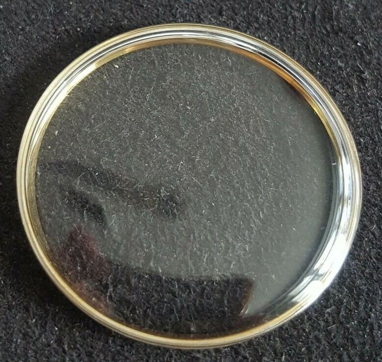 Omega Plexiglass Crystal With Yellow Colour Tension Ring Part Number PX5069