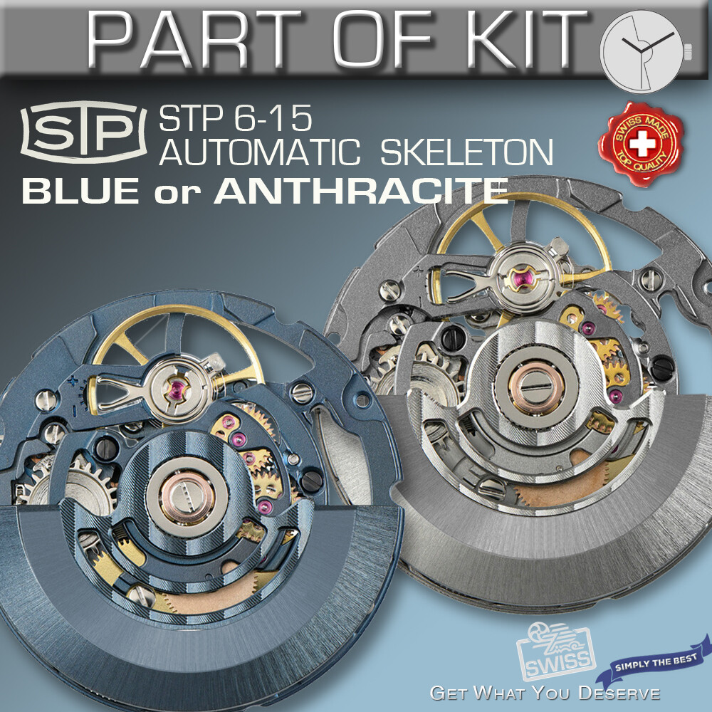 DO IT YOURSELF KIT: SCALA 40 MM Ø, 50M , CASE-SKEL-DIAl-HANDS-SKEL-MOV. STP 6-15