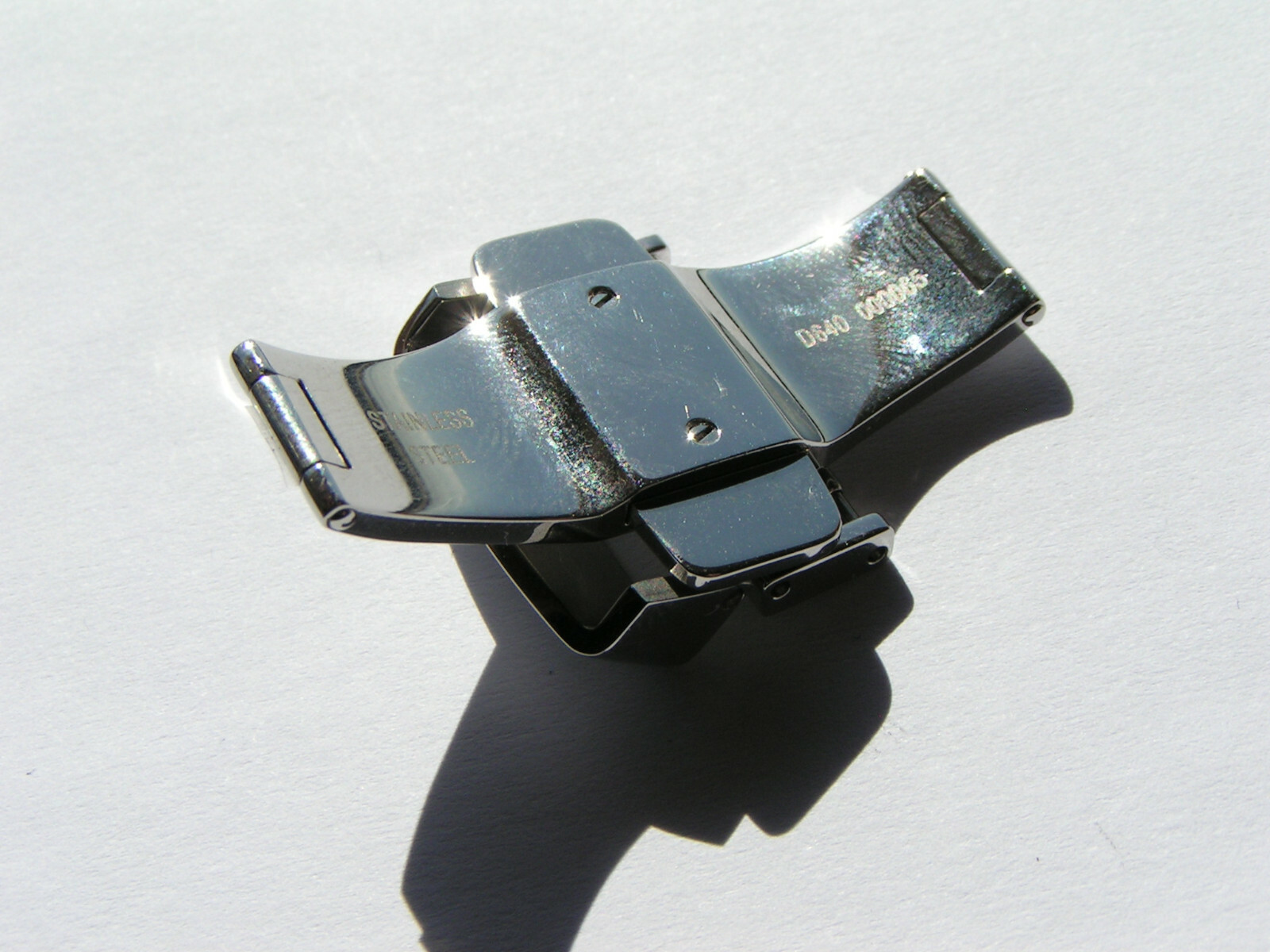 UNION GLASHÜTTE SA D640 000065 Steel 20mm Deployment Deployant Clasp Buckle I504