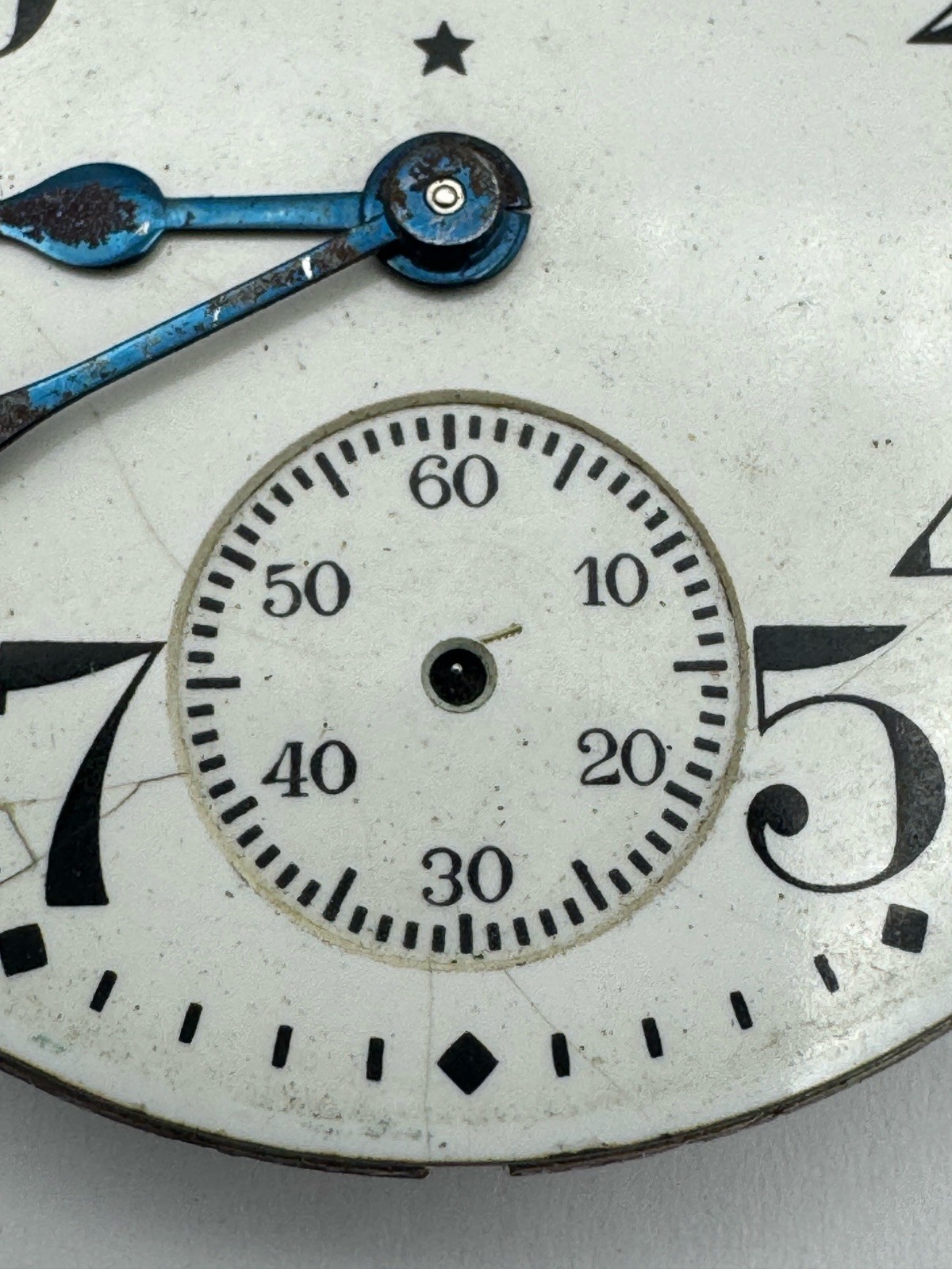 Vintage Elgin 16s 17J Grade 486 Pocket Watch Movement For Parts Or Repair
