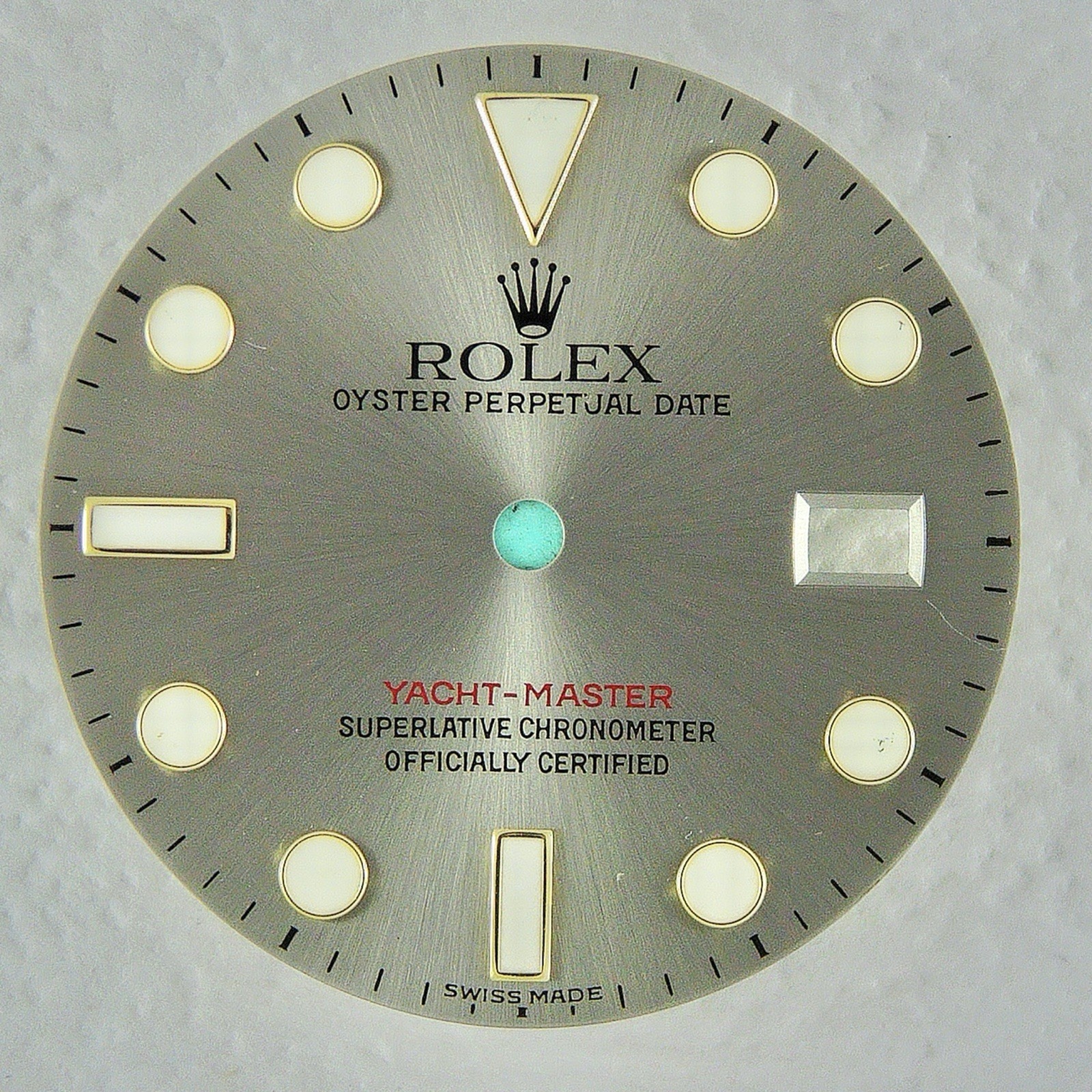 Rolex FACTORY Original Slate Gray Dial for 40mm Yacht Master Gold 16623 16628