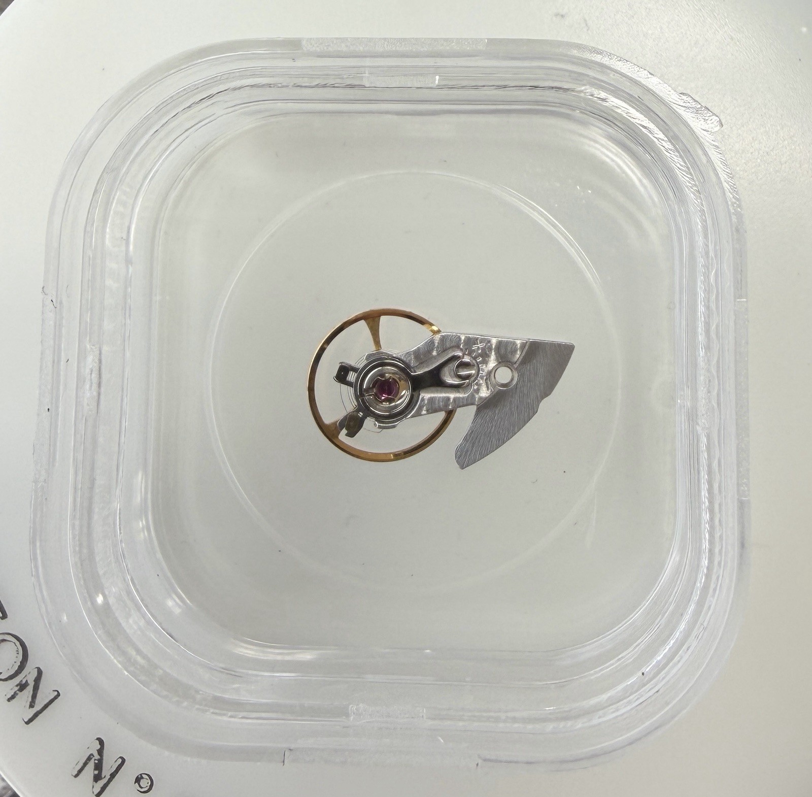 Genuine Breitling Eta 2892-2 Complete Balance Wheel & In-Setting Cap Jewel