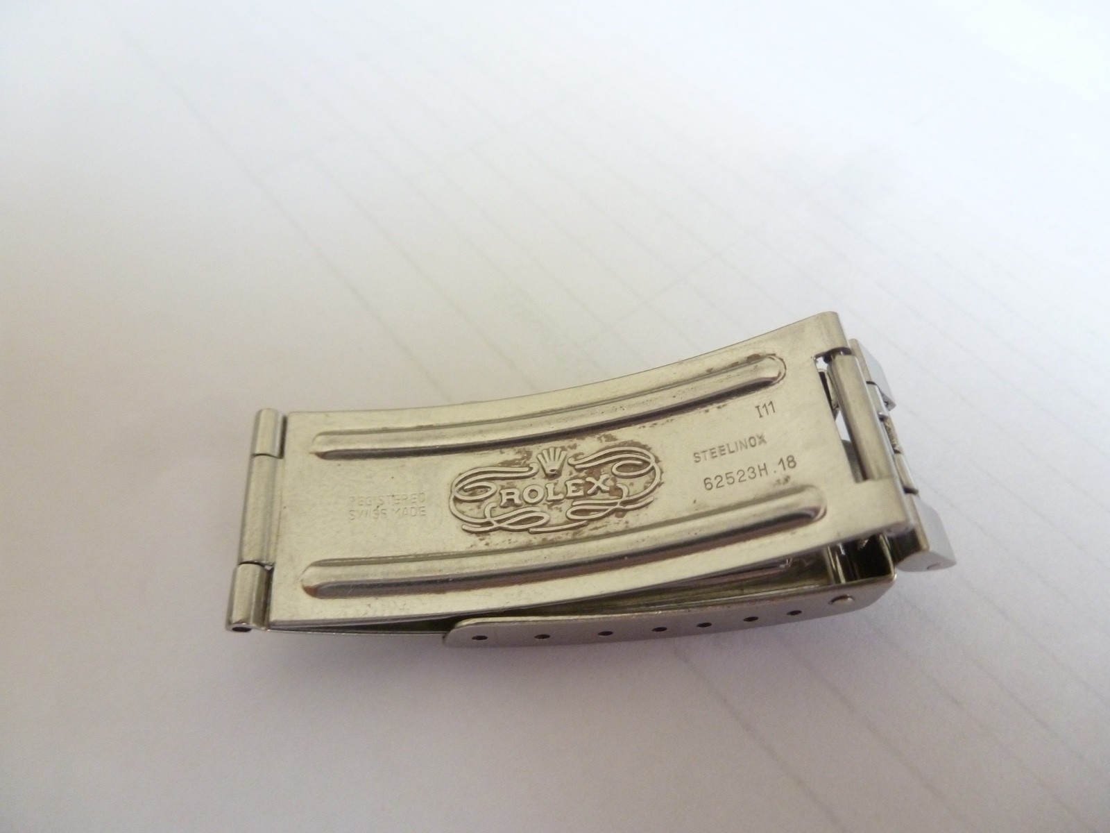 ORIGINAL ROLEX 62523-H18 Mens Buckle Code “I11” from 1986 in good condition!