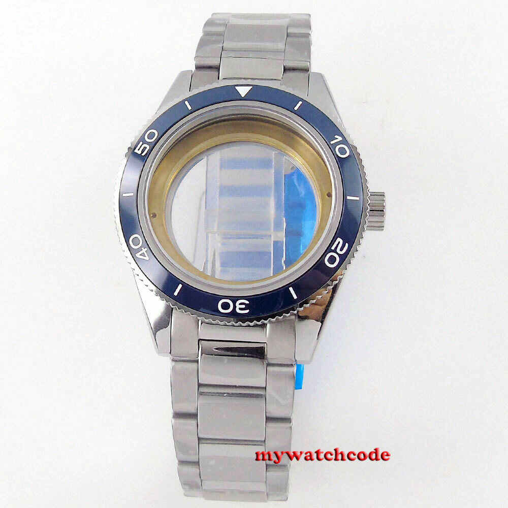 10atm 41mm ceramic bezel sapphire glass Watch Case fit for NH35 NH36 miyota 8215