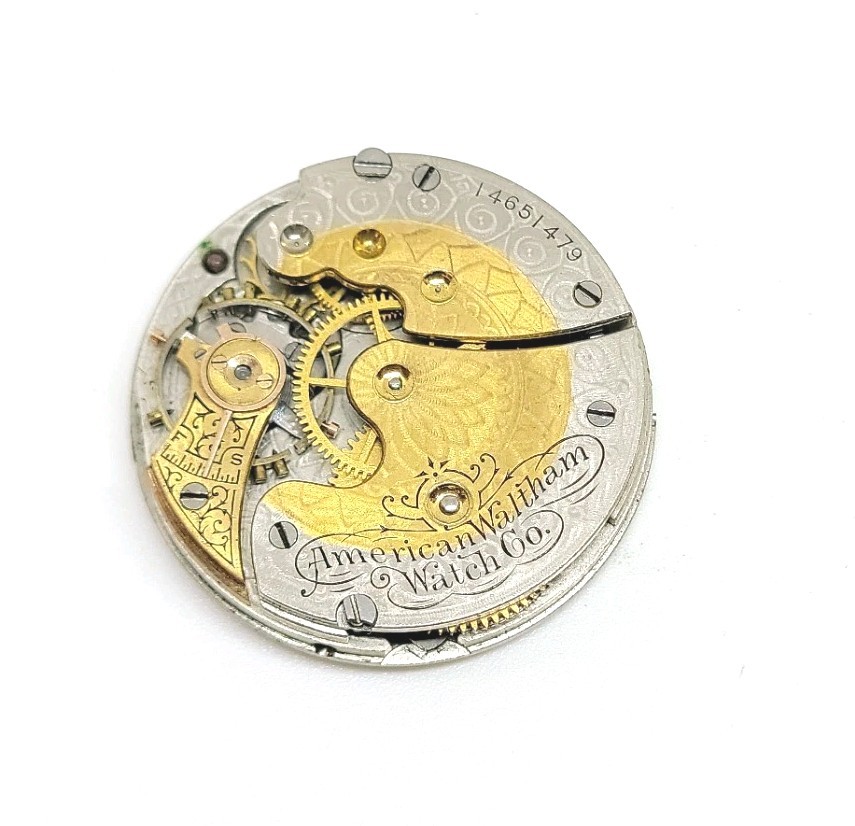 1905 Waltham Model 1891 Grade Seaside 7J 0s Pocket Watch Movement For Repair