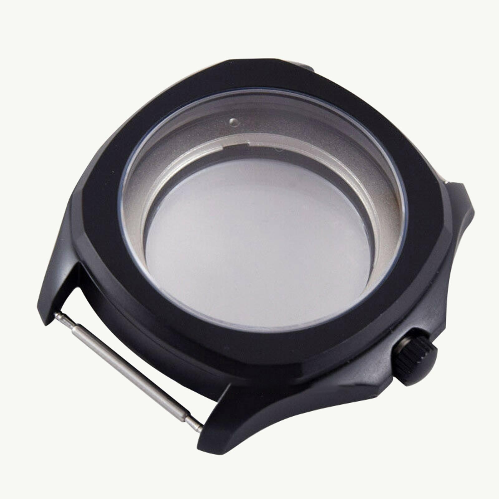 40mm Waterproof Sapphire Glass Watch Case For Miyota 8215 ETA 2824 2836 Movement