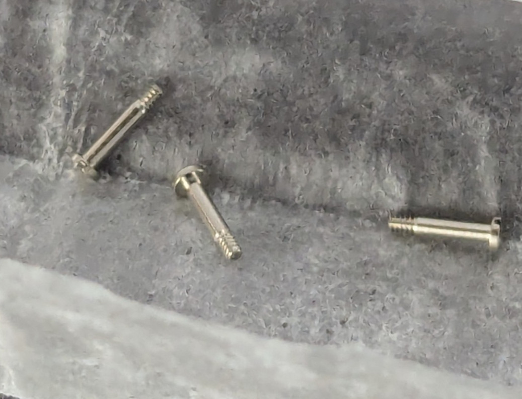 Pack of NOS Longines/Wittnauer Cal 5Q Watch Electronic Module Screws Part 54000