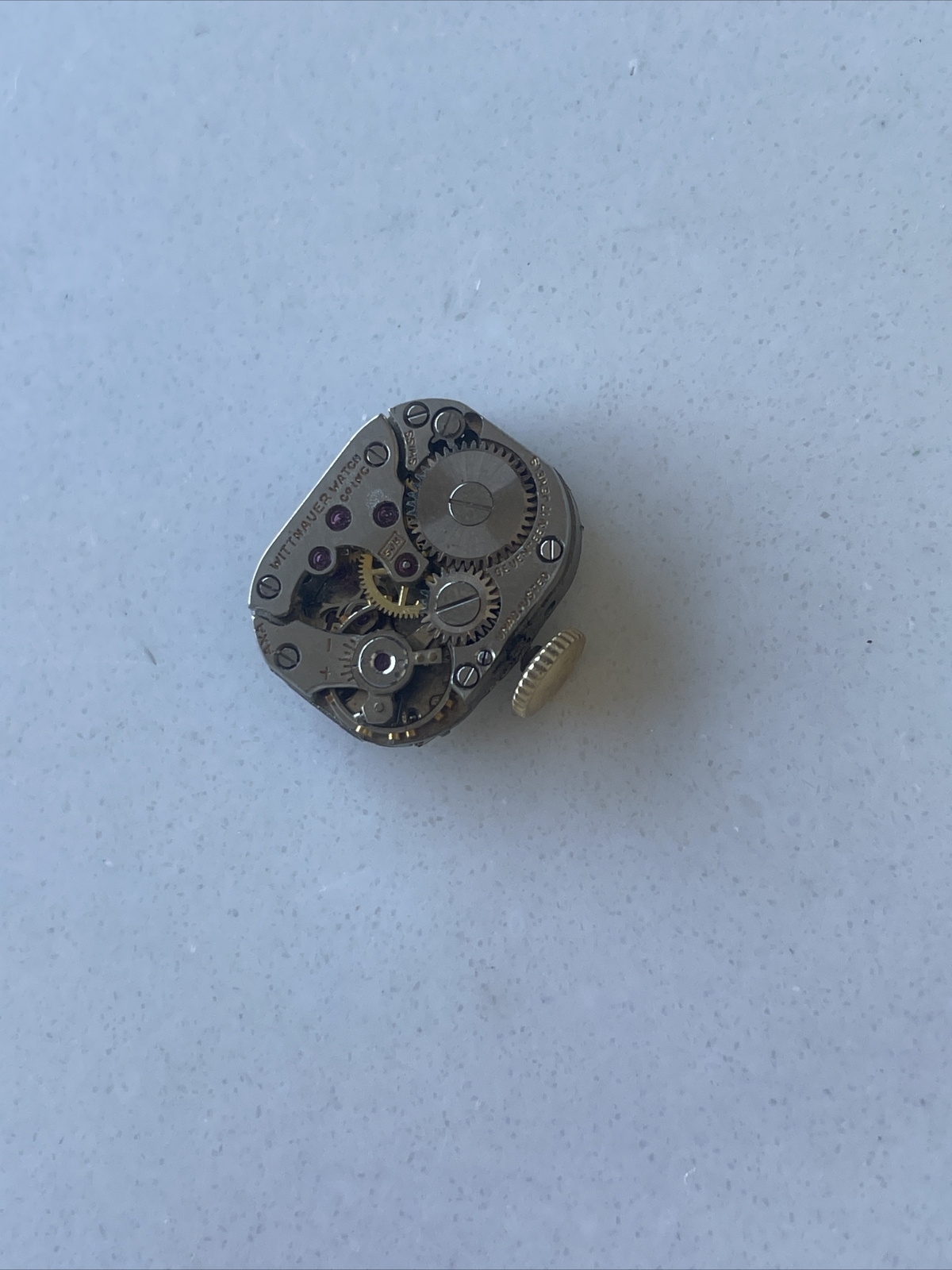 Wittnauer wind up watch movement & dial 17 jewel watch parts auctions Deals Sale