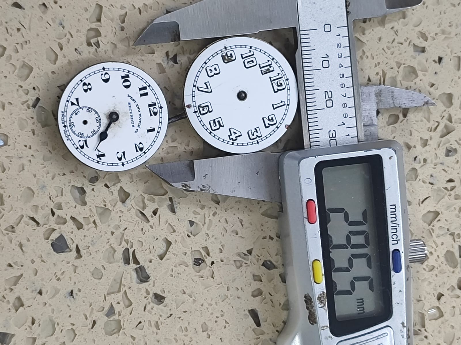 Vintage Small Pocket watch Part 2 Movement Not work for parts West End & other