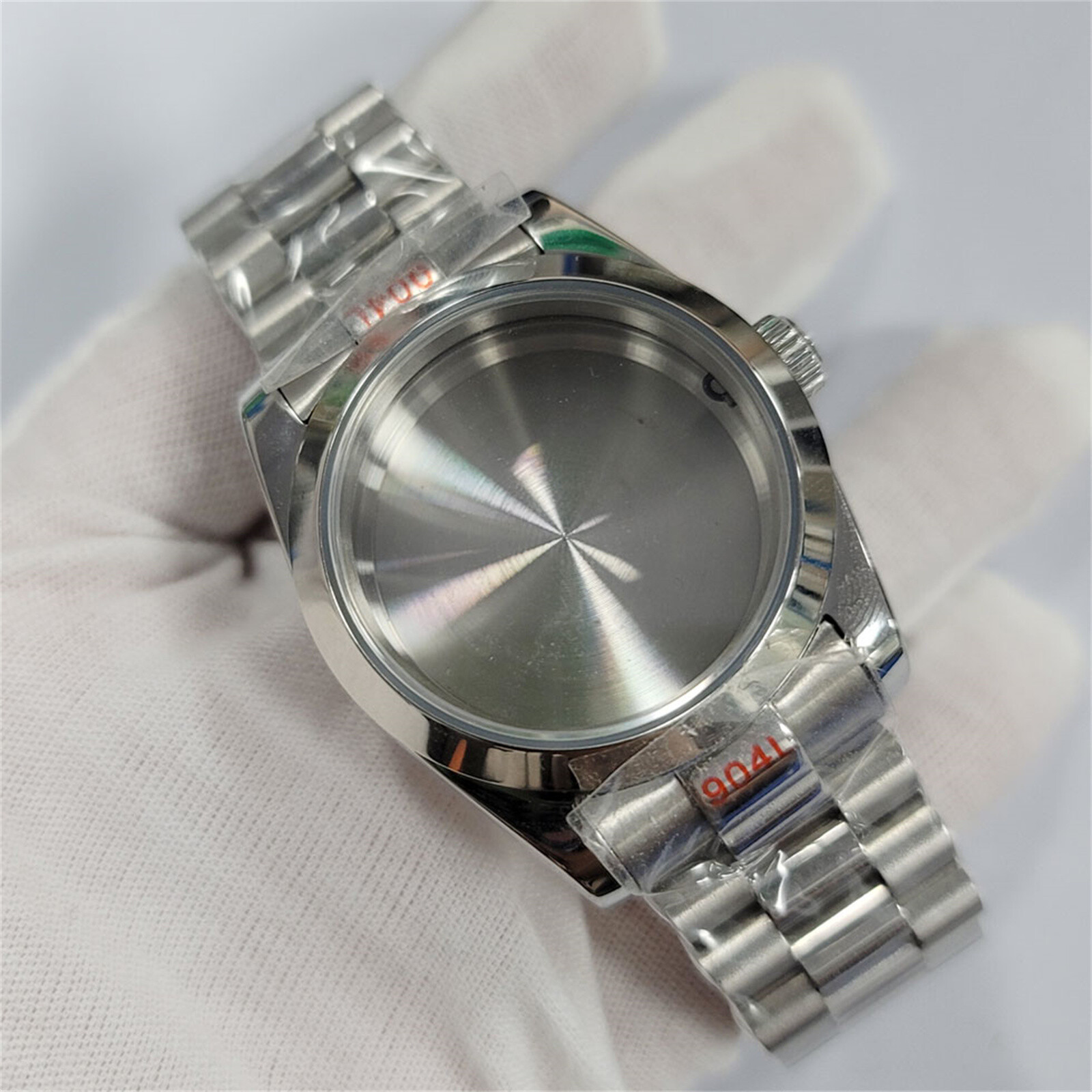 ​36/39MM Stainless Steel Watch Case+Strap Sapphire Glass For NH35/36/4R Movement