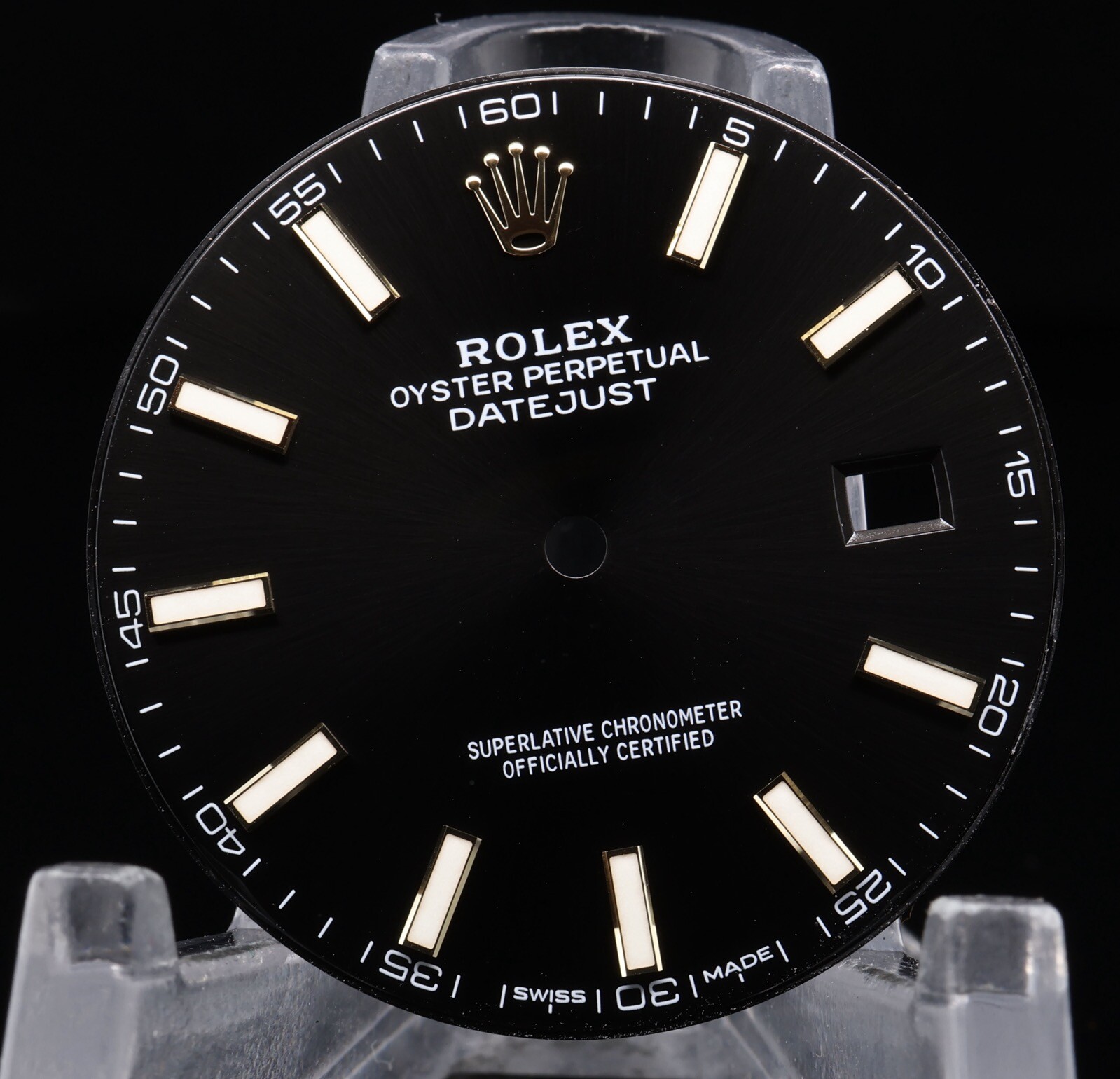 Authentic Rolex 126303 126333 Datejust Black Dial #322