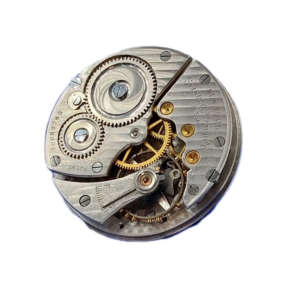 NY Standard 95 16s Movement Enamel Dial Hands Pocket Watch Parts Video 1877