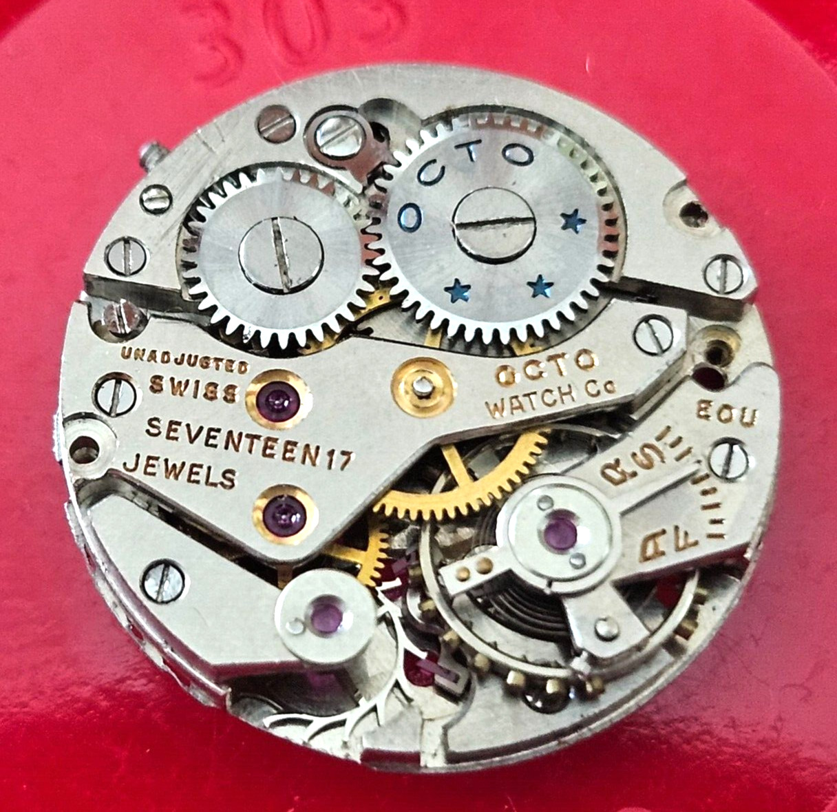 VINTAGE~OCTO~17J SWISS WATCH MOVEMENT