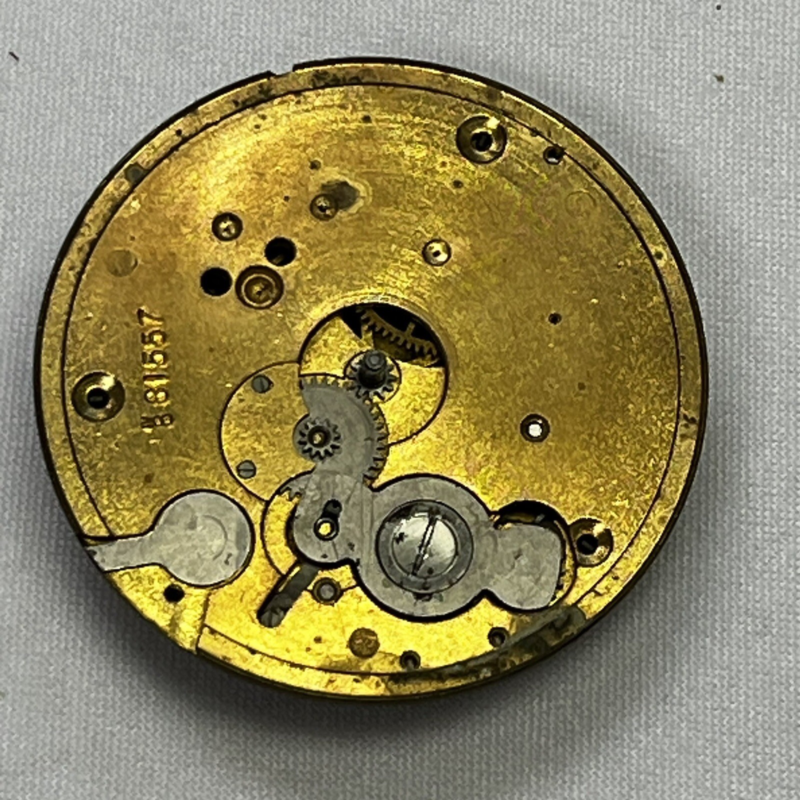 Vintage Elgin National Watch Co. Seven Jewels Round Pocket Watch Movements (#56)