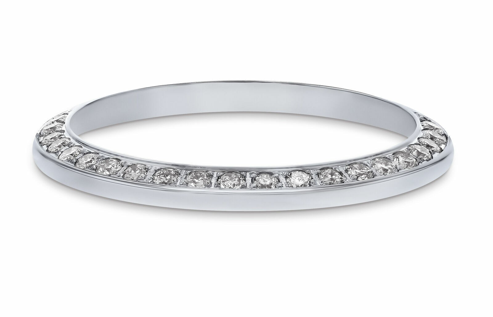 .60CT BEAD SET NATURAL DIAMOND BEZEL S.STEEL FOR ROLEX 24MM 76030 76080 76094