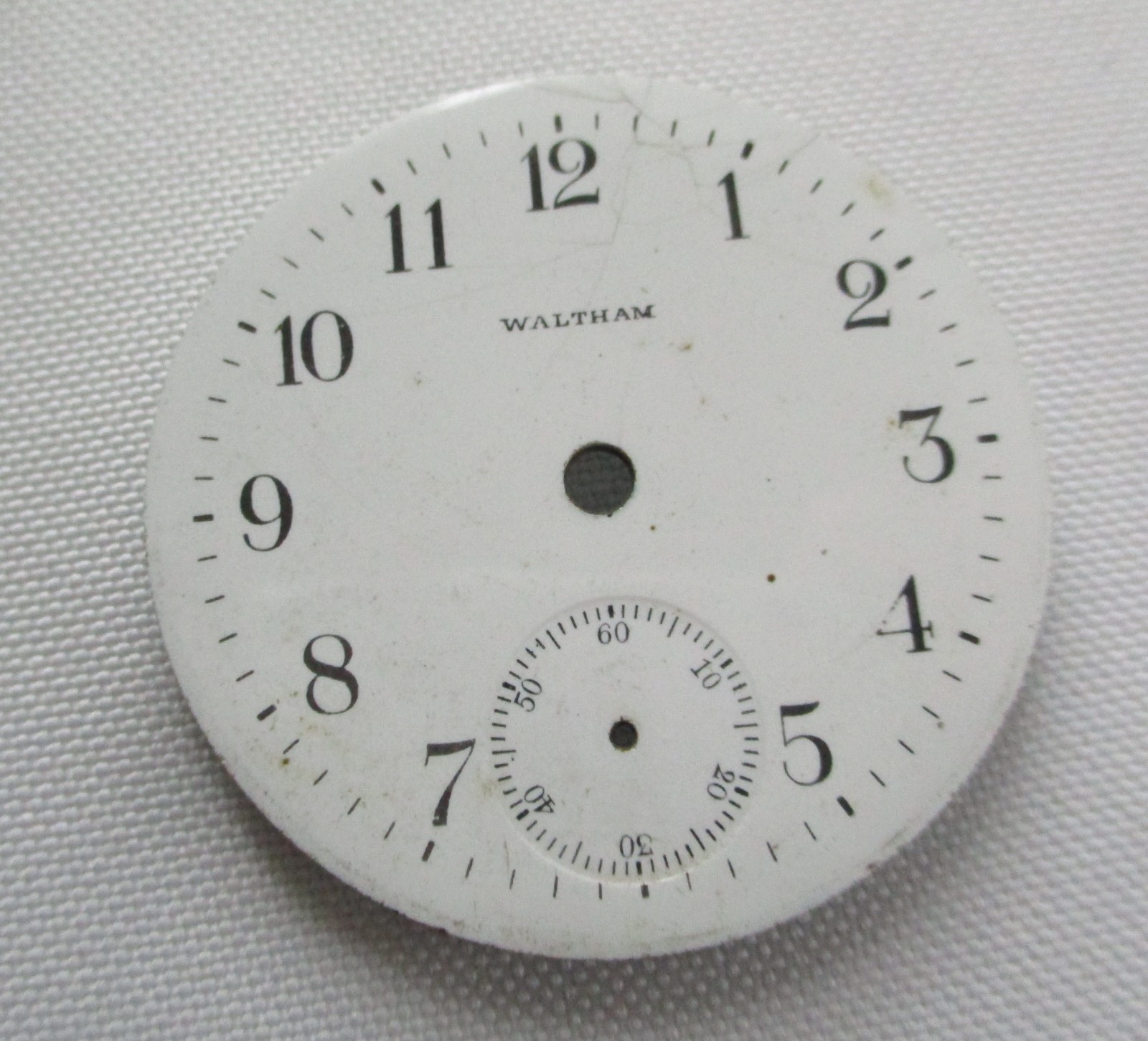 Vintage Waltham Pocket Watch Dials 4 Pieces
