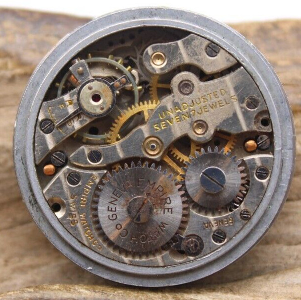 EMPIRE SWISS WATCH MOVEMENT 7j 27.5mm FOR REPAIR (KF3)