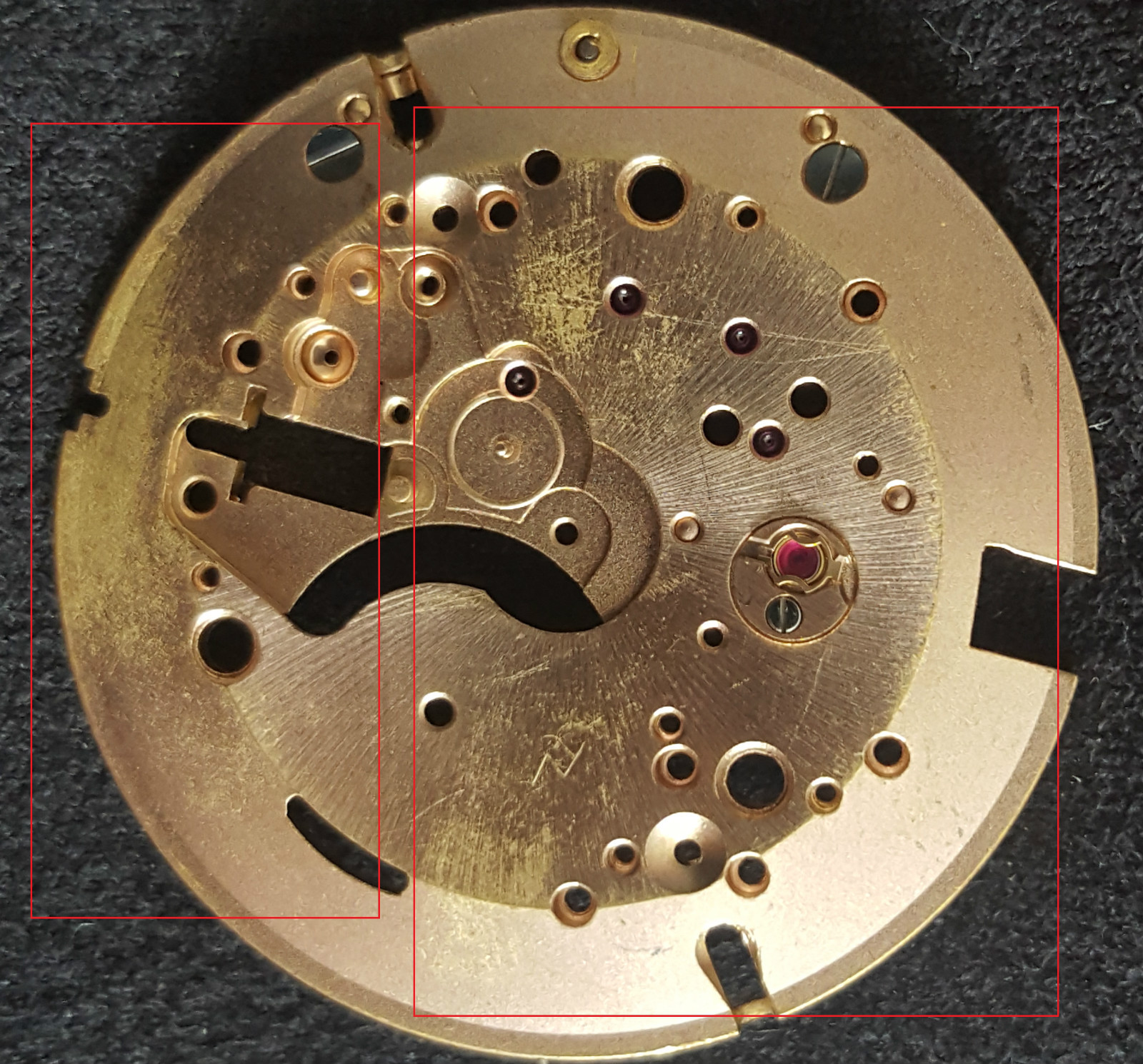 Omega Caliber 342 Part Number 1000 (Mainplate)