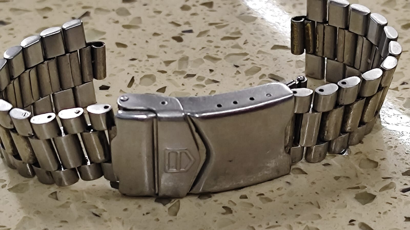 TAG HEUER BRACELET REF 304/31 STEEL 20MM USED without end link