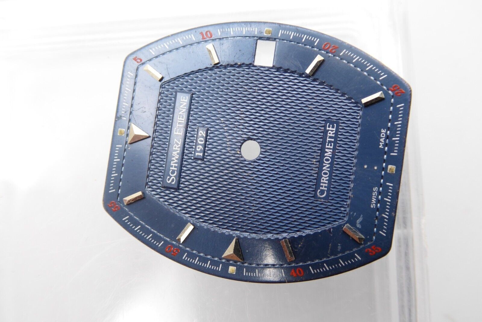 Schwarz Etienne Villeroy 1902 Chronometre, dial
