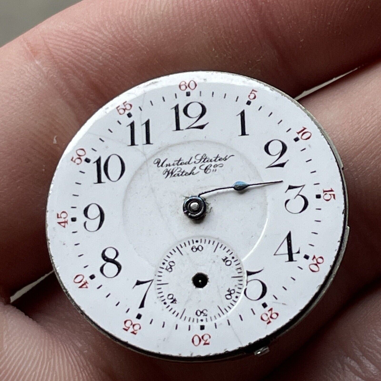 Vintage Waltham Watch Co. Face And Movement