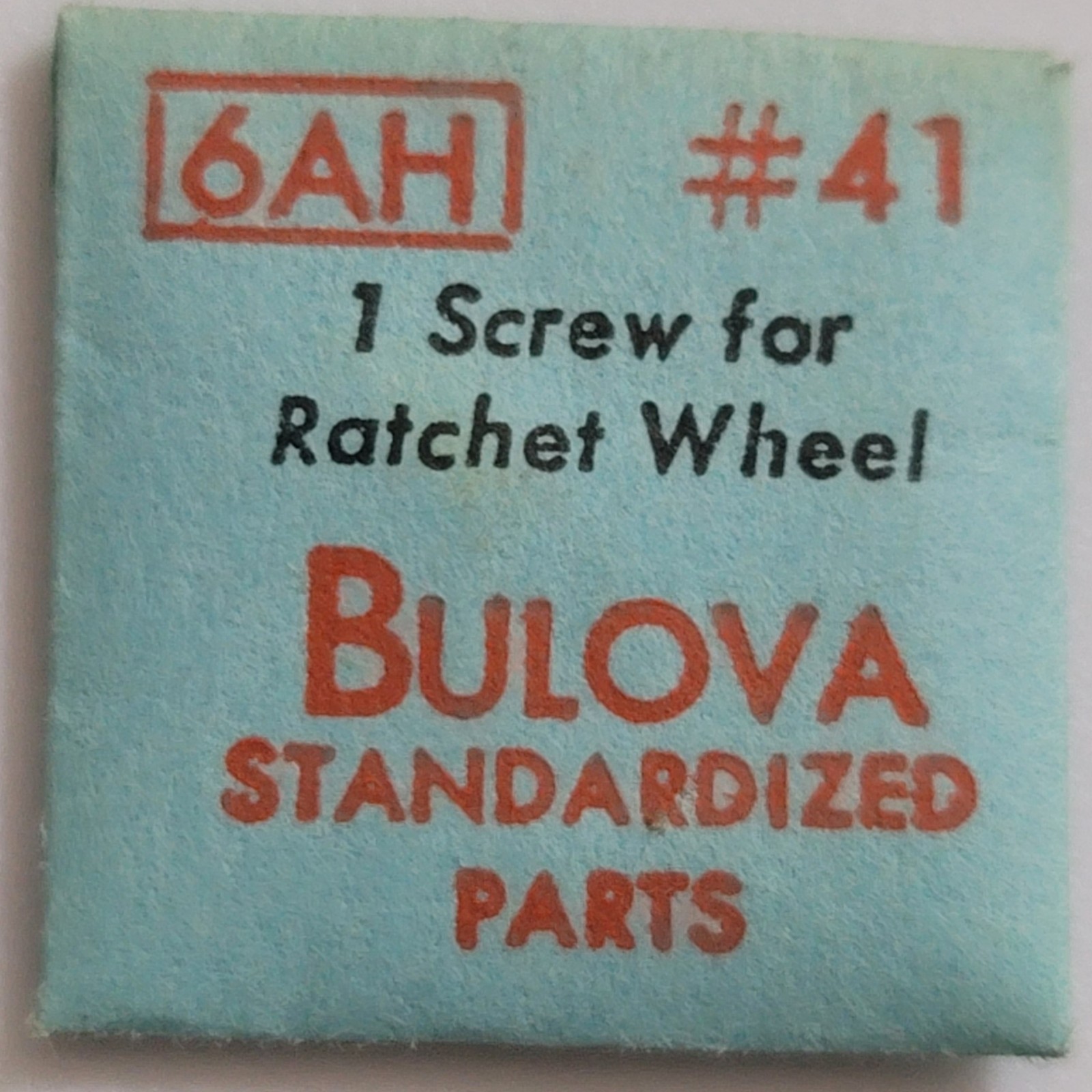 SB3: Genuine Bulova Watch Parts | Calibers 6AH-11AC | Ratchet Wheel Screw #41