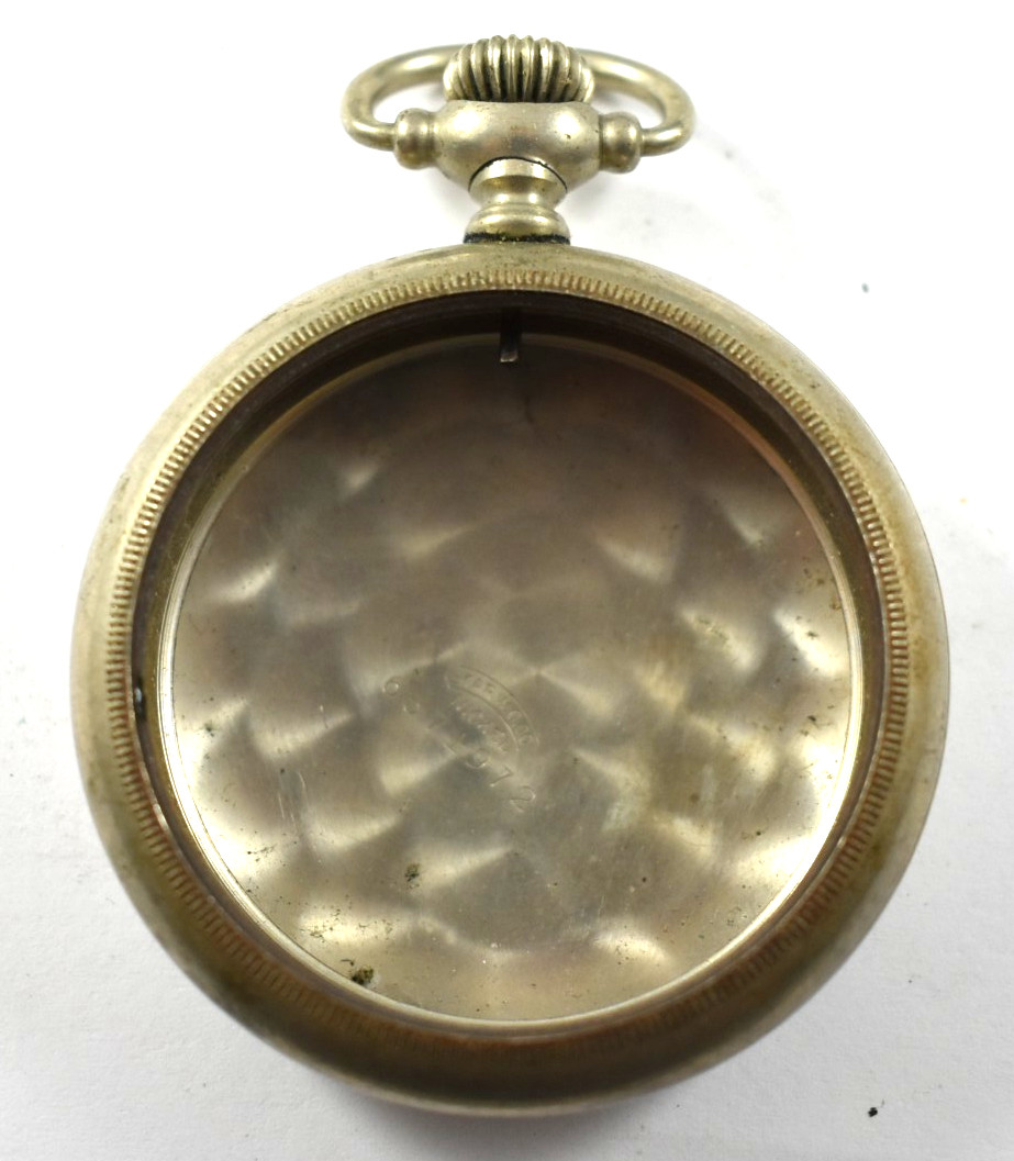 Vintage Star W.C Co Nickel 53.90mm Open Face Pocket Watch Case lot.wf