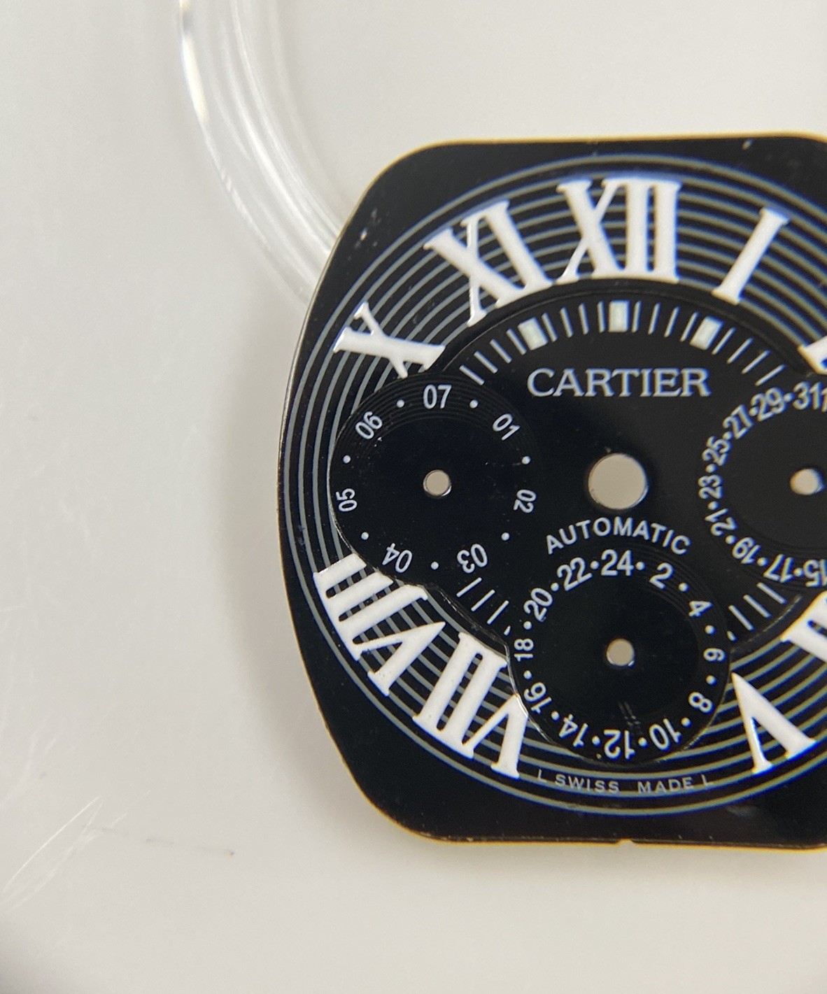 Original Cartier Roadster Chronograph 2618 Cal. 8510 Black/White Roman Dial