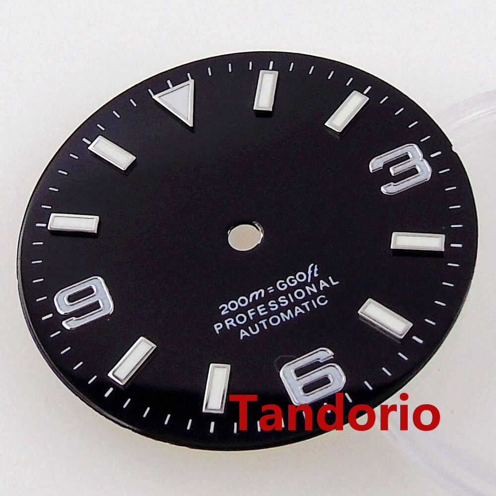 Bliger 29mm Watch Dial Face Fit NH35 NH36 Miyota 8215 ETA 2824 PT5000 Lume Index