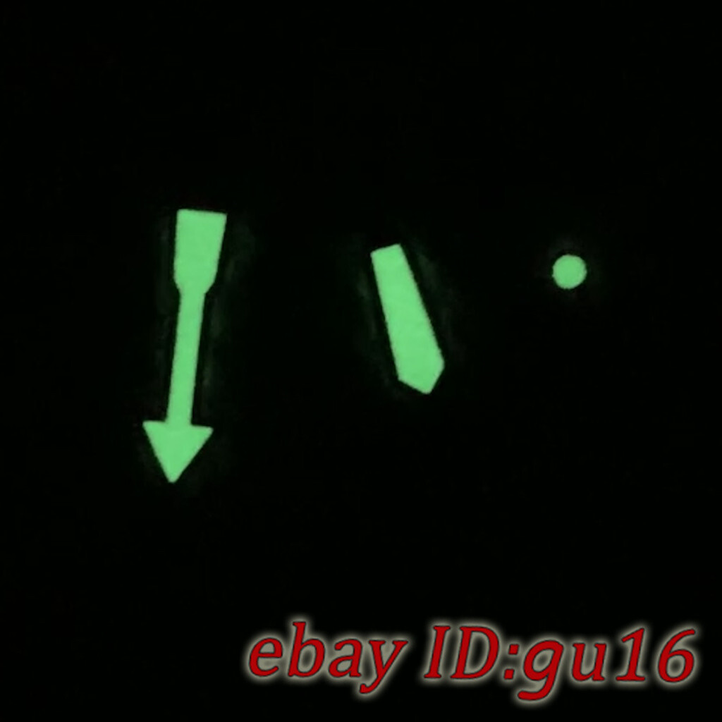 Green luminous black blue green orange watch hands fit NH34 NH35 NH36 Movement