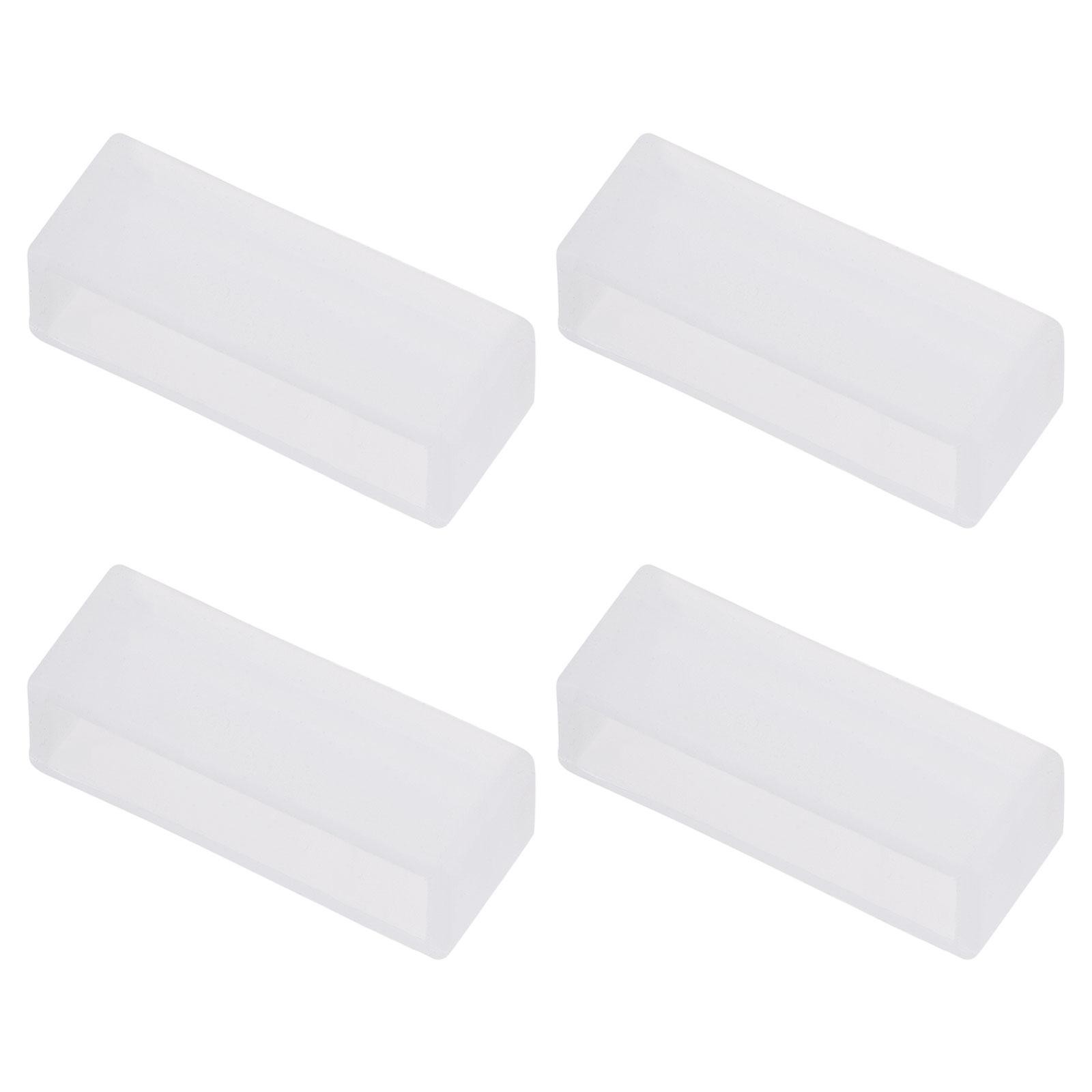 Watch strap Slots, for 28mm width watch strap, transparent 4 pcs