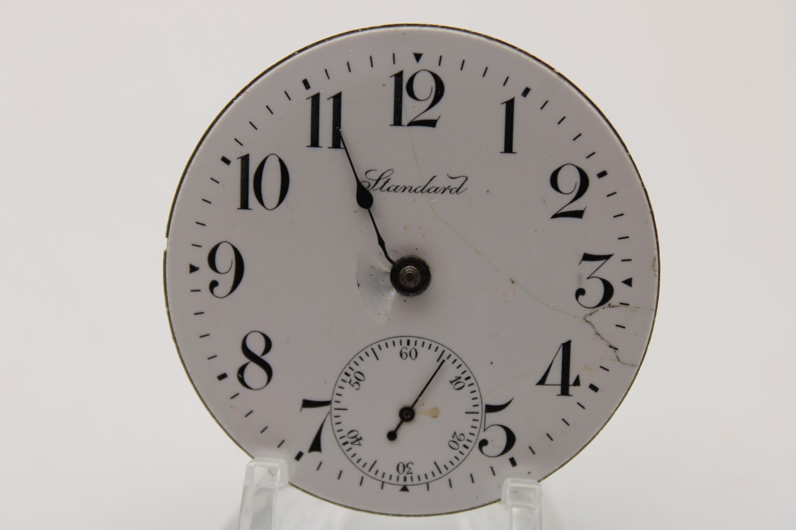 1908 NEW YORK STANDARD POCKET WATCH MOVEMENT 3883552 GRADE: 65 18s 7j (FS2)