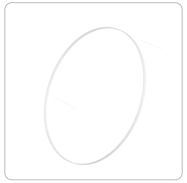 16mm-40mm White Gasket Watch Crystal Glass Sealing O-Ring Front Watch Case Rings