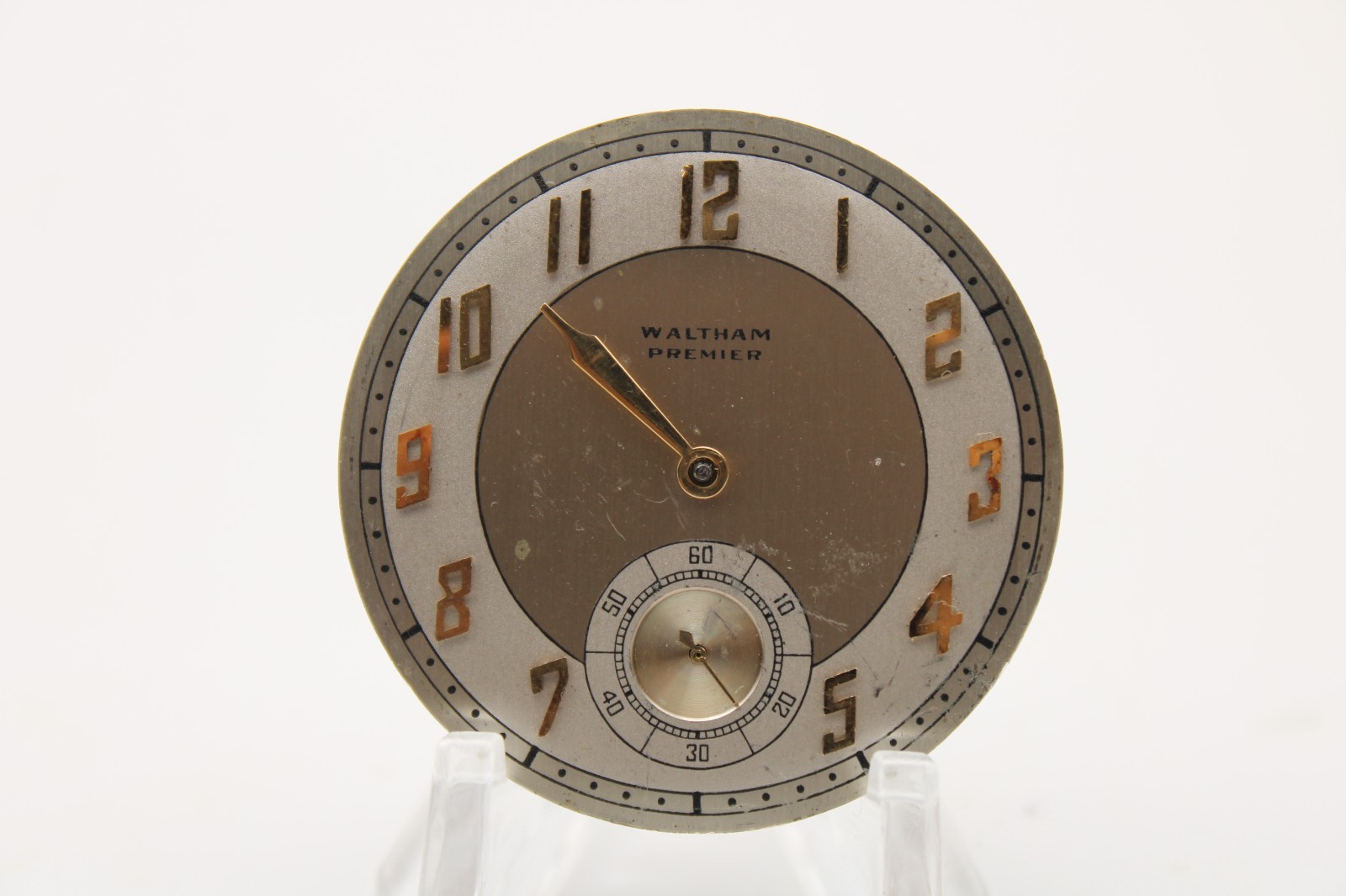 1940 WALTHAM PREMIER POCKET WATCH MOVEMENT 30614729 GRADE 221 12s 21j (JA2)
