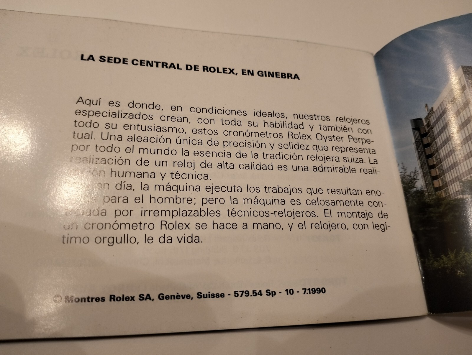 Genuine Rolex Booklet Sp 7.1990 Booklet “On Rolex Oyster” Daytona Zenith Gmt Sub
