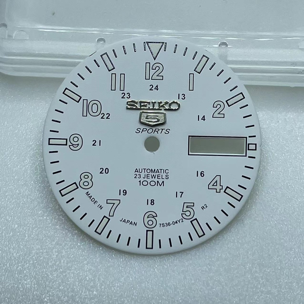 28.5mm C3 Green Luminous Watch Dial Face for NH36A Automatic Mechanical Movement