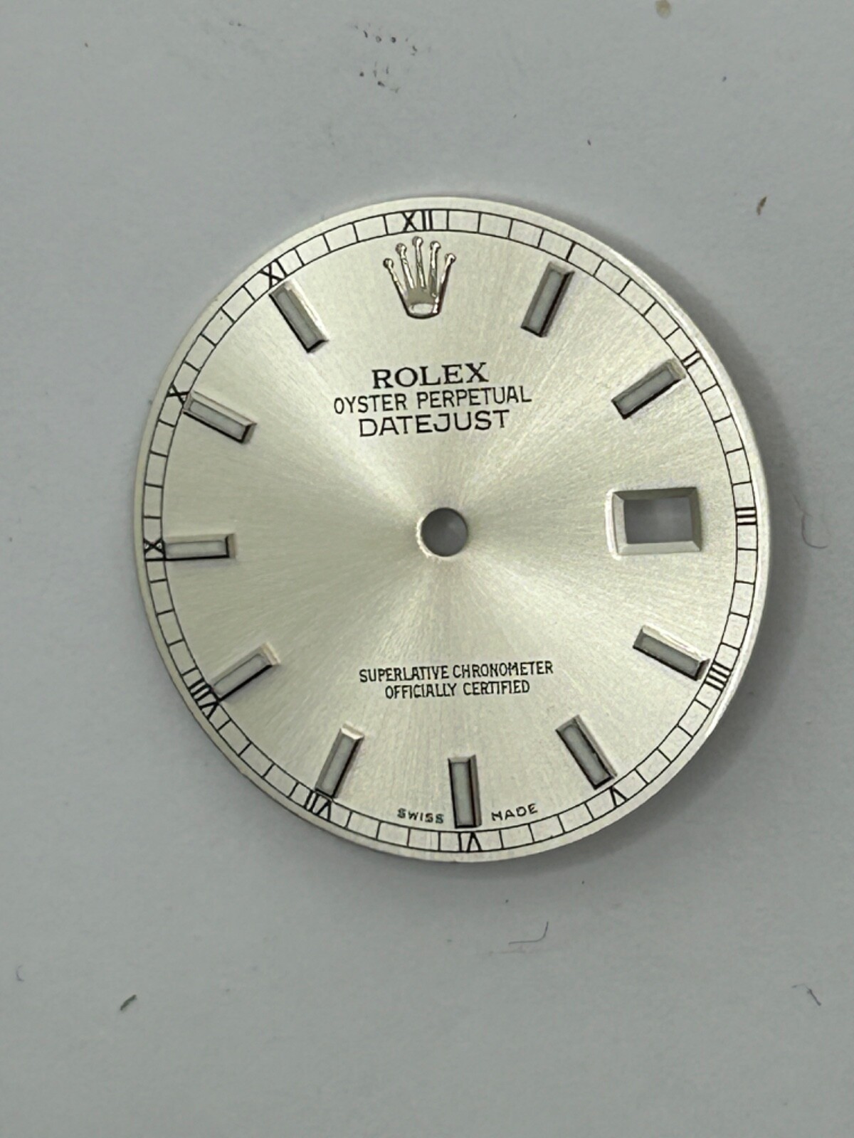 NEW Original Rolex Datejust 116200 Silver Dial with Roulette Date from 2019