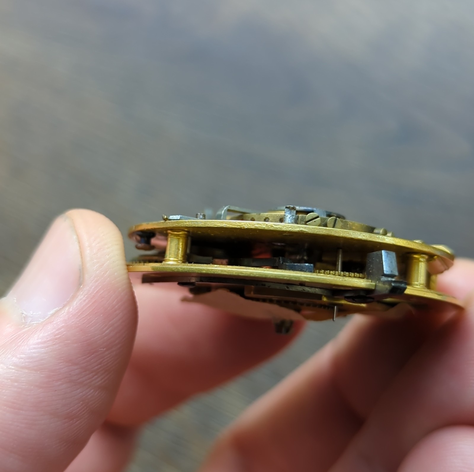 Brockbanks London Fusee Pocket Watch Movement for Repair (AT50)