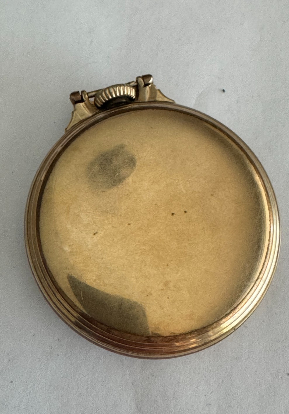 VINTAGE 16 SIZE HAMILTON WADSWORTH B.O.C BAR OVER CROWN POCKET WATCH CASE M# 10