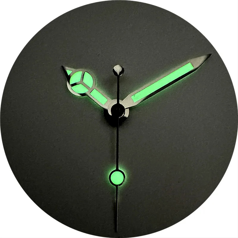 Watch Hands 12.5x12x8 Polished Silver Golden C3 Green Blue Lumi For NH35 NH36