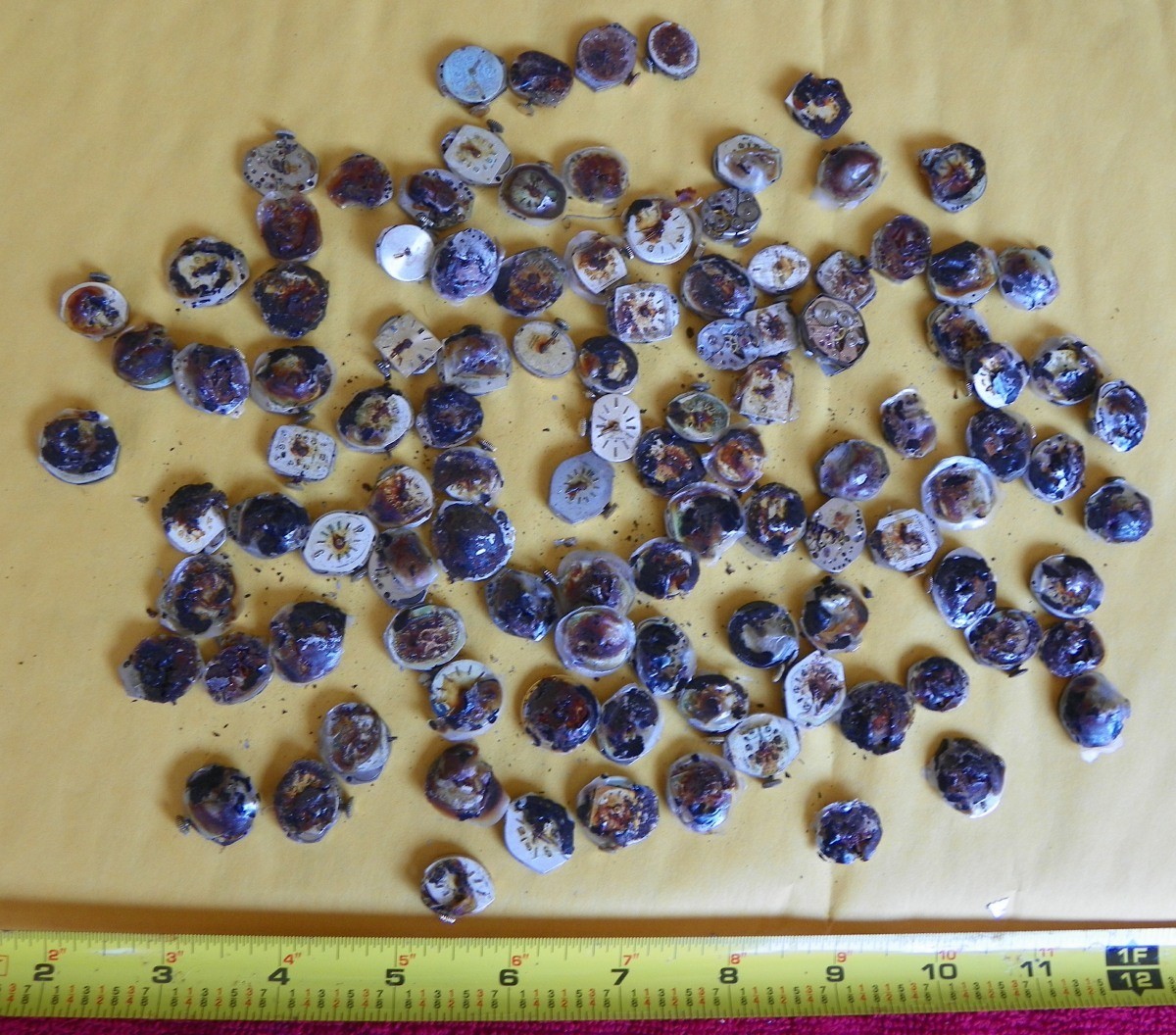LADIES lot 107 vintage wind up wristwatch movements ART REPAIR PARTS STEAMPUNK