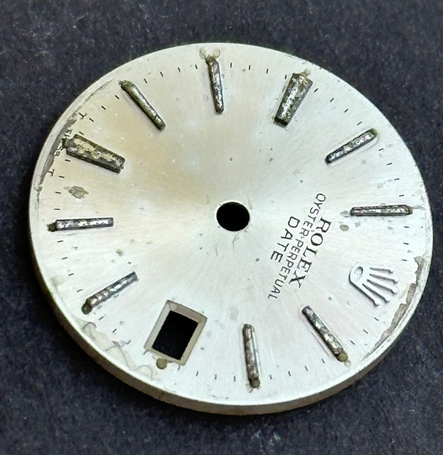 Vintage Rolex Oyster Perpertual Date Watch Dial For 26mm Case 6517 6519 6917
