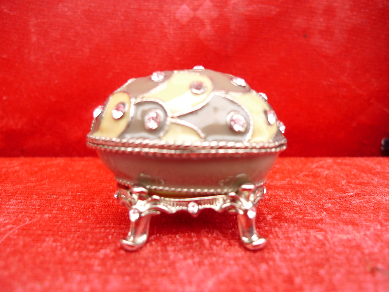 Noble Schmuck-Ei__Box__Metal With Real Swarovski Stones_Enamel ___