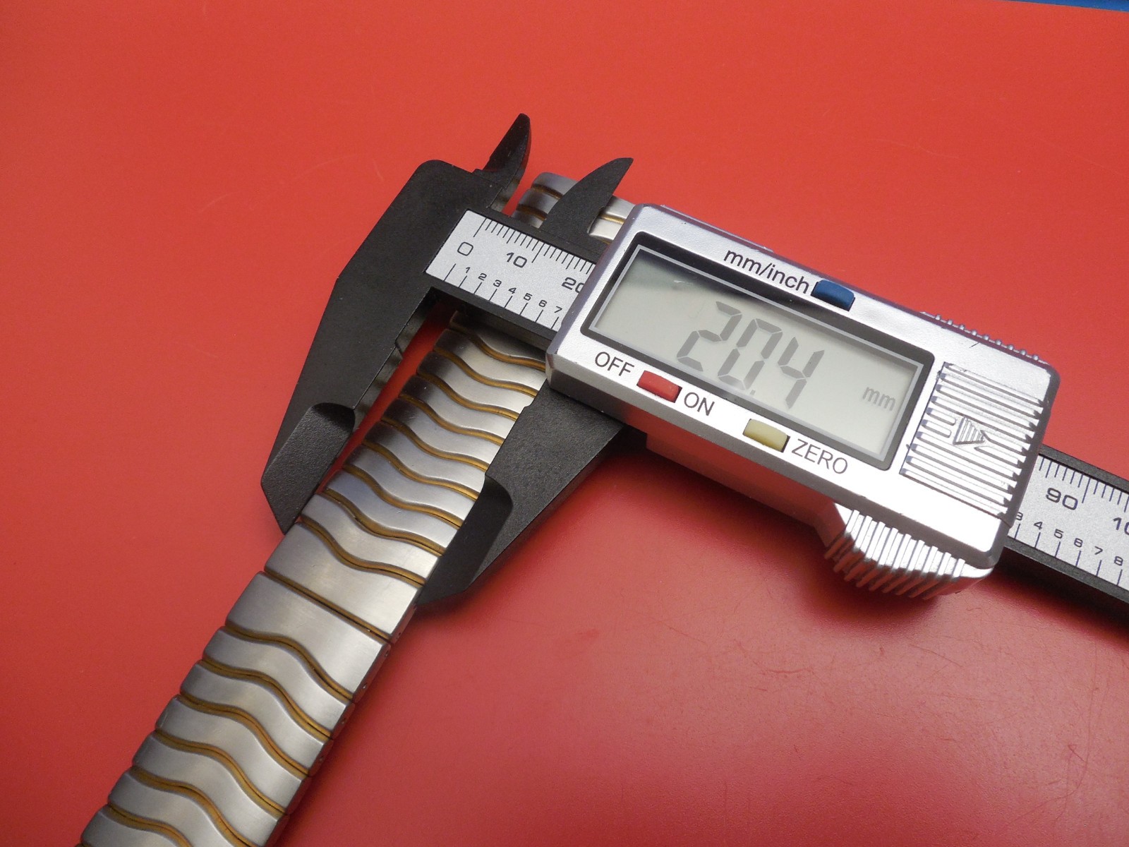 EBEL STEEL 21MM LINK FOR 22MM STRAP BAND BRACELET 40MM CLASSIC WAVE CHRONOGRAPH