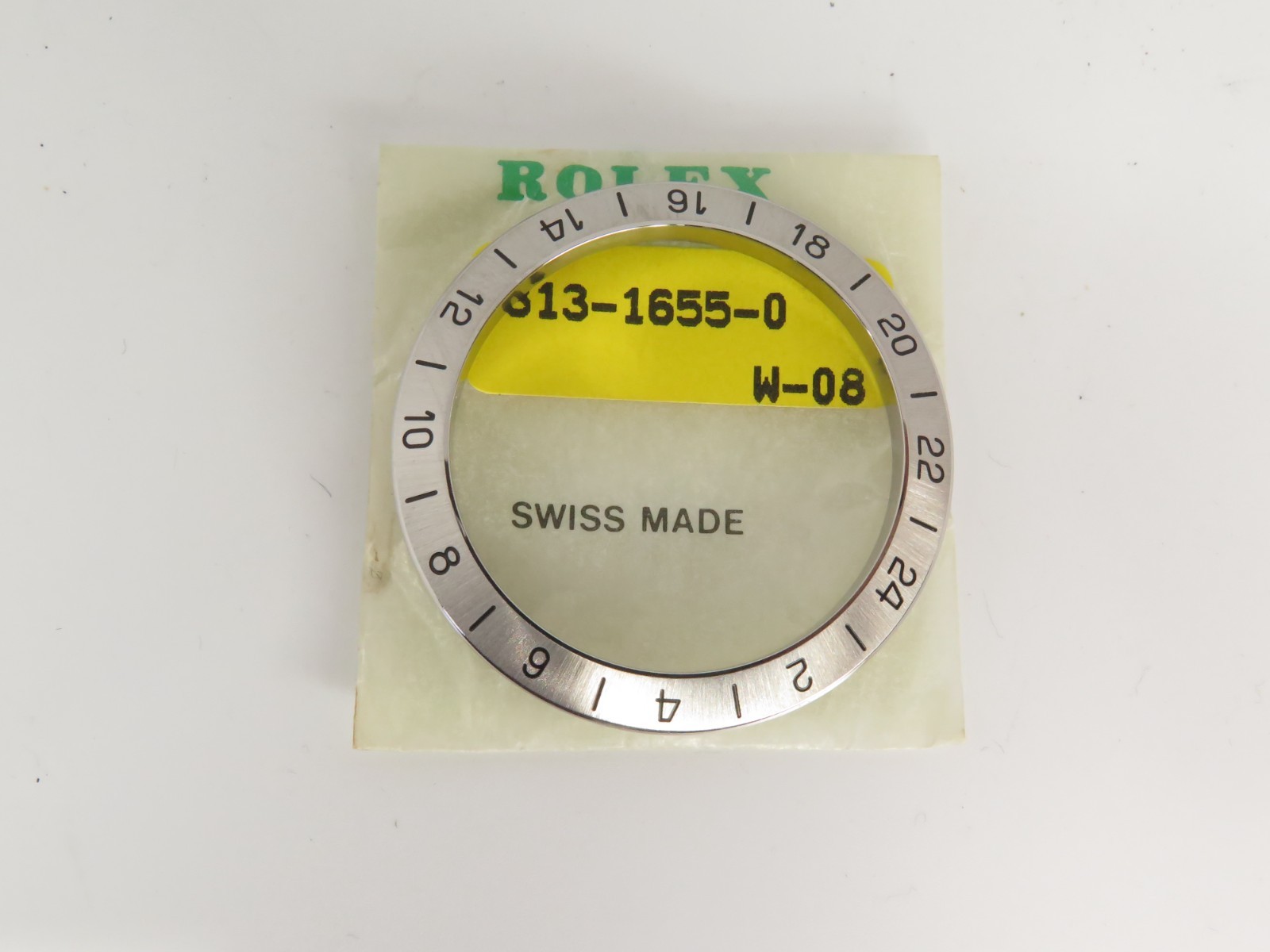 Vintage New Old Stock Rolex Oyster Perpetual Date Explorer II 1655 Steel Bezel