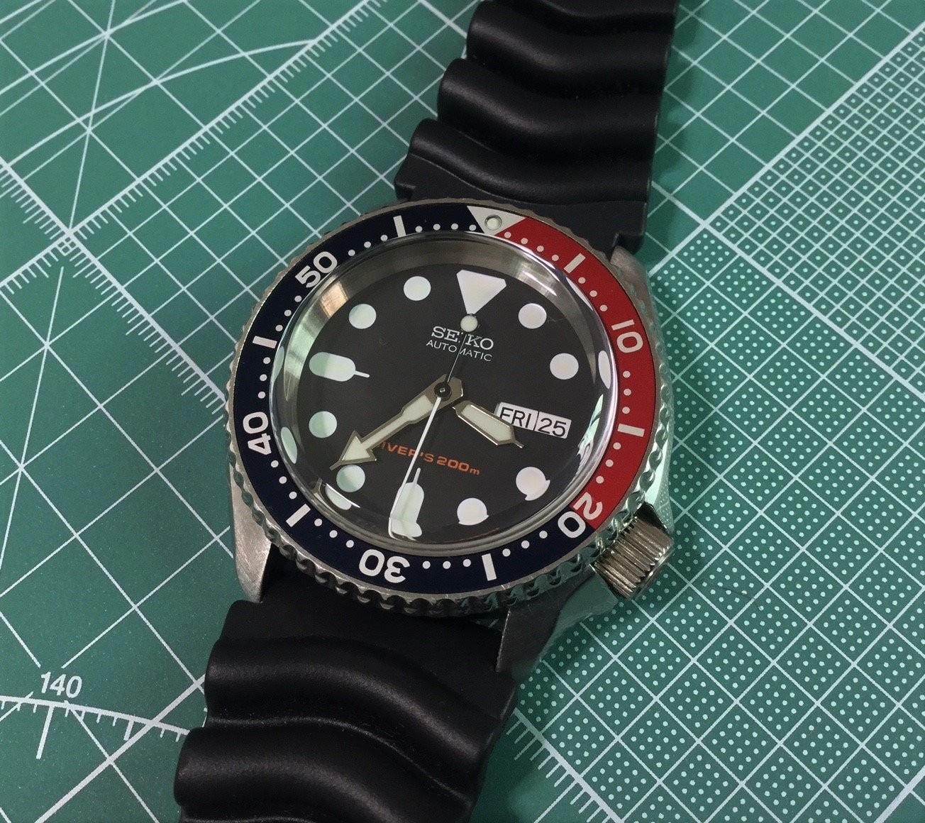 Watch Crystal Only for SKX007/SRPD Top Hat Sapphire Crystal – CT101